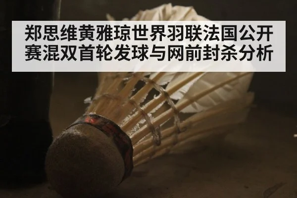 郑思维黄雅琼世界羽联法国公开赛混双首轮发球与网前封杀分析（xingkong）