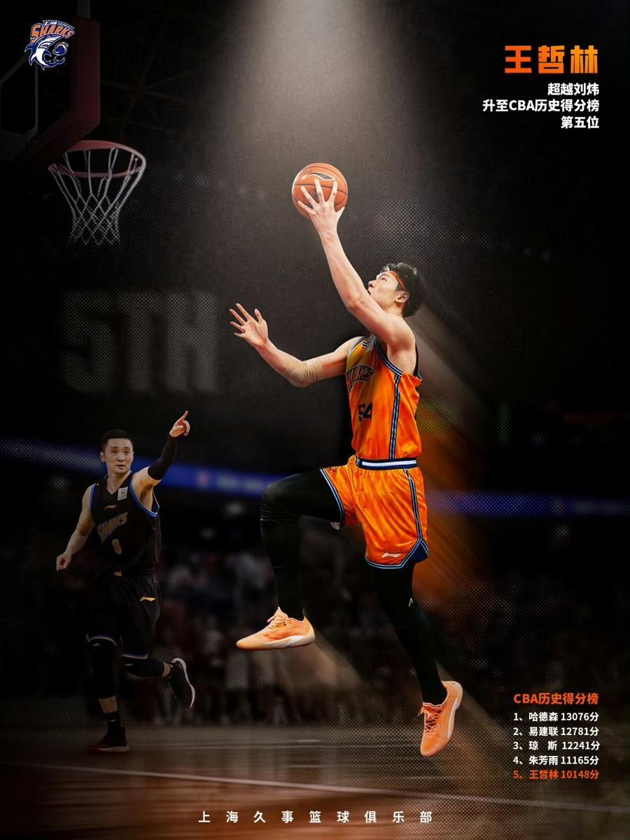 星空体育-大鲨鱼是冠军!上海男篮提前4轮夺得CBA常规赛冠军